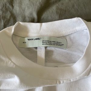 Off White Tee Shirt Brand New Cond.